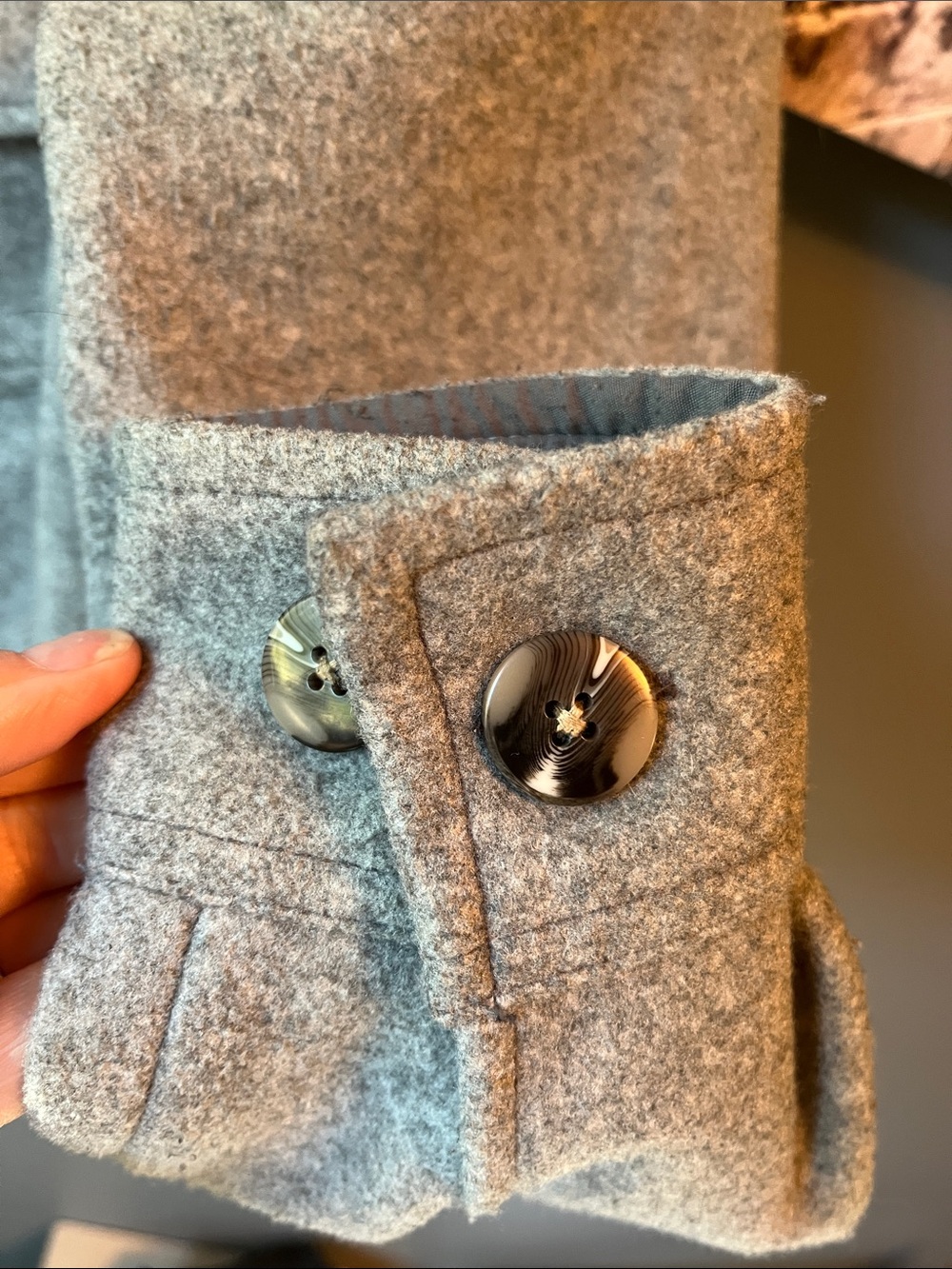 Eclipse Light Gray Shacket - Picture 3 of 6